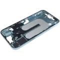 Mid-Frame Housing  W/ Small Parts For iPhone 16 Plus (US Version) (Used OEM Pull: Grade B) (Teal)