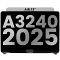 Complete LCD Display Assembly For MacBook Air 13" (A3240 /Early 2025) (Used OEM Pull: Grade A) (Silver)