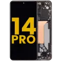 OLED Assembly With Frame For Xiaomi 14 Pro (Refurbished) (Titanium)