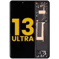 OLED Assembly With Frame For Xiaomi 13 Ultra (Refurbished) (Black)