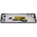OLED Assembly With Frame For Xiaomi 13 Lite / Civi 2 (Refurbished) (Black)