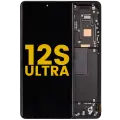 OLED Assembly With Frame For Xiaomi 12S Ultra (Refurbished) (Black)