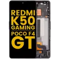 OLED Assembly With Frame For Xiaomi Poco F4 GT / Redmi K50 Gaming (Refurbished) (Black)