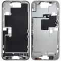 Mid-Frame Housing  W/ Small Parts For iPhone 16 Pro Max (US Version) (Used OEM Pull: Grade B) (White Titanium)