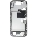 Mid-Frame Housing  W/ Small Parts For iPhone 16 Pro (EU / Global Version) (Used OEM Pull: Grade B) (Natural Titanium)