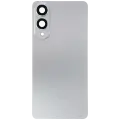 Back Cover Glass With Camera Lens For Samsung Galaxy S25 Edge 5G (Service Pack) (Titanium Silver)