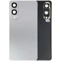Back Cover Glass With Camera Lens For Samsung Galaxy S25 Edge 5G (Service Pack) (Titanium Silver)