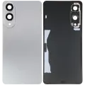Back Cover Glass With Camera Lens For Samsung Galaxy S25 Edge 5G (Service Pack) (Titanium Silver)