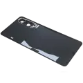 Back Cover Glass With Camera Lens For Samsung Galaxy S25 Edge 5G (Service Pack) (Titanium Silver)