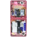 Inner OLED Assembly With Frame For Samsung Galaxy Z Flip 7 5G (US & International) (Service Pack) (Coral Red)