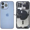 Back Housing W/ Small Parts For iPhone 13 Pro (EU / Global Version) (Used OEM Pull: Grade C) (Sierra Blue)