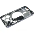Mid-Frame Housing  W/ Small Parts For iPhone 15 Pro (EU / Global Version) (Used OEM Pull: Grade C) (Blue Titanium)