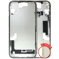 Mid-Frame Housing  W/ Small Parts For iPhone 15 (US Version) (Used OEM Pull: Grade C) (Yellow)