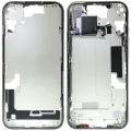 Mid-Frame Housing  W/ Small Parts For iPhone 15 (US Version) (Used OEM Pull: Grade C) (Yellow)