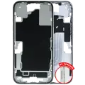 Mid-Frame Housing  W/ Small Parts For iPhone 16 (US Version) (Used OEM Pull: Grade C) (White)