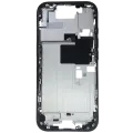 Mid-Frame Housing  W/ Small Parts For iPhone 16 Pro (US Version) (Used OEM Pull: Grade C) (Black Titanium)