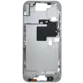 Mid-Frame Housing  W/ Small Parts For iPhone 16 Pro Max (US Version) (Used OEM Pull: Grade C) (White Titanium)