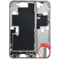 Mid-Frame Housing  W/ Small Parts For iPhone 16 Pro Max (US Version) (Used OEM Pull: Grade C) (White Titanium)