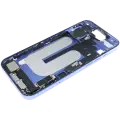 Mid-Frame Housing  W/ Charging Port Flex & Small Parts  For iPhone 16 Plus (EU / Global Version) (Used OEM Pull: Grade C) (Ultramarine)