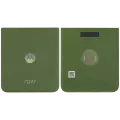 Back Cover Glass For Motorola Razr Plus / Razr 50 Ultra (XT2451 / 2024) / Razr Plus 2025 (XT2557 / 2025) (Premium) (Spring Green)