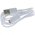 Micro USB To USB Type A Cable With Adaptor For Samsung (OEM Grade New) (White)