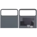 Top OLED Back Cover Glass For Motorola Razr / Razr 40 (XT2323 / 2023) (Premium) (Sage Green)