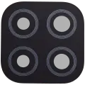 Back Camera Lens (Glass Only) With Adhesive For Xiaomi Redmi 9C