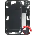Mid-Frame Housing  W/ Small Parts For iPhone 16 Plus (US Version) (Used OEM Pull: Grade C) (Black)