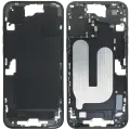 Mid-Frame Housing  W/ Small Parts For iPhone 16 Plus (US Version) (Used OEM Pull: Grade C) (Black)