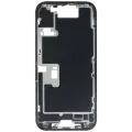 Mid-Frame Housing  W/ Small Parts For iPhone 16 Pro (US Version) (Used OEM Pull: Grade B) (Natural Titanium)
