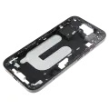 Mid-Frame Housing  W/ Small Parts For iPhone 16 (EU / Global Version) (Used OEM Pull: Grade C) (Black)