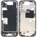 Mid-Frame Housing  W/ Small Parts For iPhone 16 Pro (US Version) (Used OEM Pull: Grade C) (Desert Titanium)