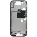 Mid-Frame Housing  W/ Small Parts For iPhone 16 Pro (US Version) (Used OEM Pull: Grade C) (White Titanium)