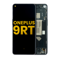OLED Assembly With Frame For OnePlus 9RT 5G (Refurbished) (Hacker Black)