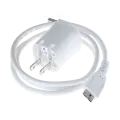 Micro-B USB to Type-A Cable (Generic) (White)