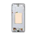 OLED Assembly With Frame For Samsung Galaxy S25 FE 5G (US & International Version) (Refurbished) (White)