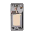 OLED Assembly With Frame For Samsung Galaxy S25 Ultra 5G (Used OEM Pull Grade B) (US & International Version) (Titanium Gray) 