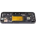 OLED Assembly With Frame (With Fingerprint Sensor ) For Google Pixel 9A (Refurbished) (Obsidian)