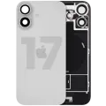 Back Glass w/ MagSafe Magnet & NFC & Flashlight Flex For iPhone 17 (Used OEM Pull: Grade B) (White)