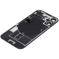 Back Glass w/ MagSafe Magnet & NFC & Flashlight Flex For iPhone 17 (Used OEM Pull: Grade B) (White)