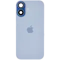 Back Glass w/ MagSafe Magnet & NFC & Flashlight Flex For iPhone 17 (Used OEM Pull: Grade C) (Mist Blue)