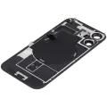 Back Glass w/ MagSafe Magnet & NFC & Flashlight Flex For iPhone 17 (Used OEM Pull: Grade C) (Mist Blue)