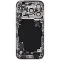 Back Housing W/ Charging Port Flex & Small Parts Compatible For iPhone 17 Pro (EU / Global Version) (Used OEM Pull: Grade A) (Silver)