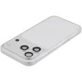 Back Housing W/ Charging Port Flex & Small Parts Compatible For iPhone 17 Pro (EU / Global Version) (Used OEM Pull: Grade A) (Silver)