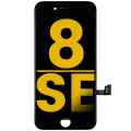 LCD Assembly With Steel Plate For iPhone 8 / SE (2020 / 2022) (Refurbished) (Black)