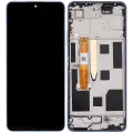 LCD Assembly With Frame For Realme 10 Pro (RMX3661) (Refurbished) (Nebula Blue)