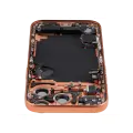 Back Housing W/ Charging Port Flex & Small Parts Compatible For iPhone 17 Pro (EU / Global Version) (Used OEM Pull: Grade A) (Cosmic Orange)