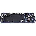 Back Housing W/ Charging Port Flex & Small Parts Compatible For iPhone 17 Pro (EU / Global Version) (Used OEM Pull: Grade A) (Deep Blue)