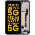 OLED Assembly With Frame For Xiaomi Poco M8 Pro 5G / Redmi Note 15 Pro+ 5G (Refurbished) (Glacier Blue)