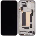 OLED Assembly With Frame For Xiaomi Poco M8 Pro 5G / Redmi Note 15 Pro+ 5G (Refurbished) (Silver)